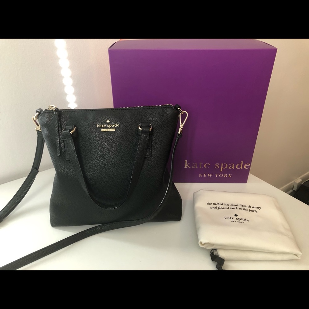 🚫Sold🚫 Kate Spade 100% Cow Leather Purse, Dust bag, Box